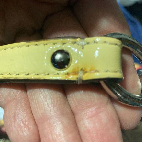 COACH Kristin Satchel Handbag  L1276-F22745 Yellow Pink&Tan READ DESCRIPTION‎ - Picture 12 of 12